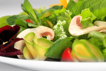 Salad  flowers