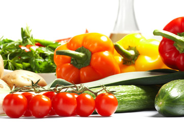 Fresh Vegetables, Fruits and other foodstuffs.