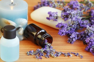 Lavender herb and bath
