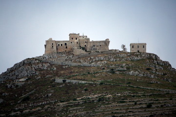 Fototapeta na wymiar Fort św Katarzyny w Favignana