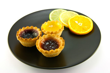 Jam Tarts with Citrus Slices