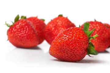 Fresh and tasty strawberries