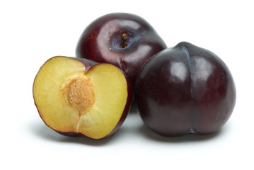 Plums (whole and half)