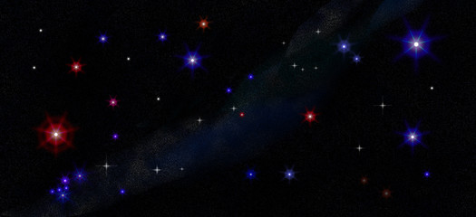 Obraz premium stelle, universo, bg, cosmo