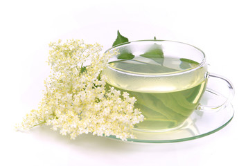 Tee Holunderblüte - tea elder flower 02