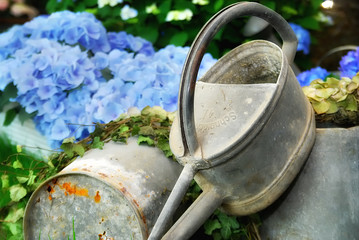Gartendetails - Dekoration - Gießkanne