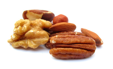Snack food pecans and other nuts