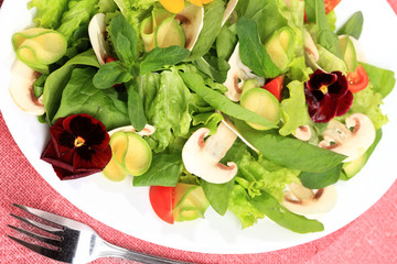 Salad  flowers