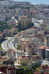 Naklejka premium Structure of town