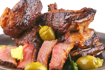 rib's and olives front view
