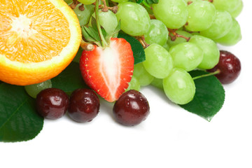 Still-life of fresh fruit