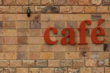 Café sign in Egypt