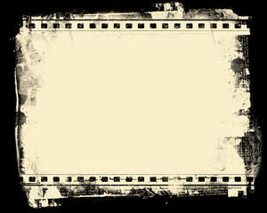 Grunge film frame withs space for your image