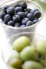 ブルーベリーとオリーブ