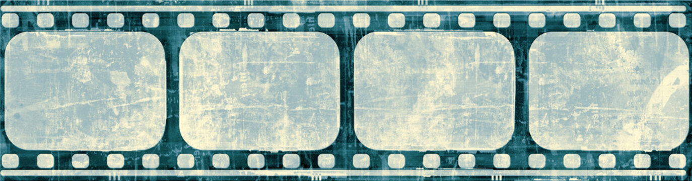 Grunge film frame with space for your images