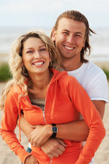 Obraz premium Smiling couple