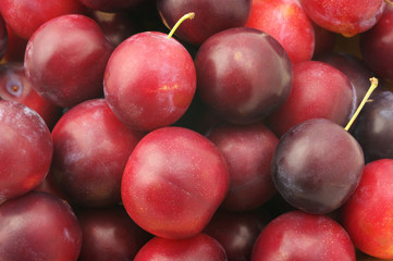 Red plums