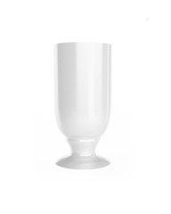 White wineglass