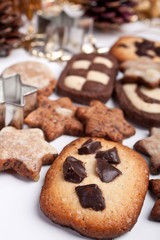 big pile of various cookies