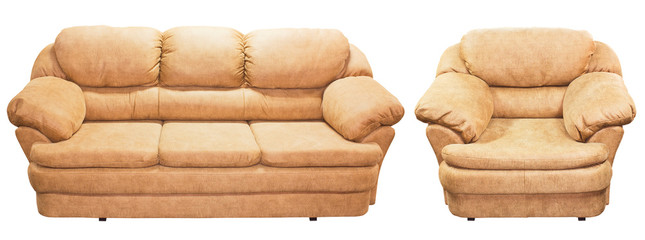 Couch and armchair