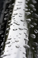 drops on chrome