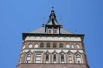 Fototapeta na wymiar Gdansk City Hall Wieża