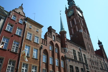 Obraz premium Facade in Gdansk Poland