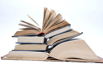 book on the white background