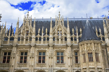 france; normandie; rouen : palais de justice