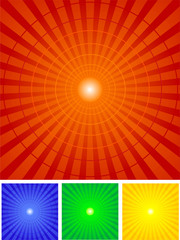 Vector Radial Background