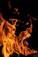 Fototapeta premium flammes fortes