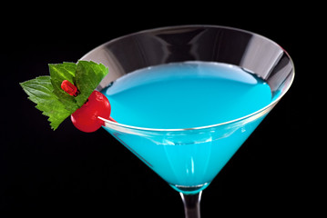 Cocktail Blaue Lagune