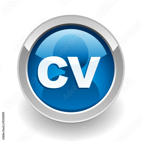 Curriculum Vitae Button Icon Stock Image And Royalty Free Vector