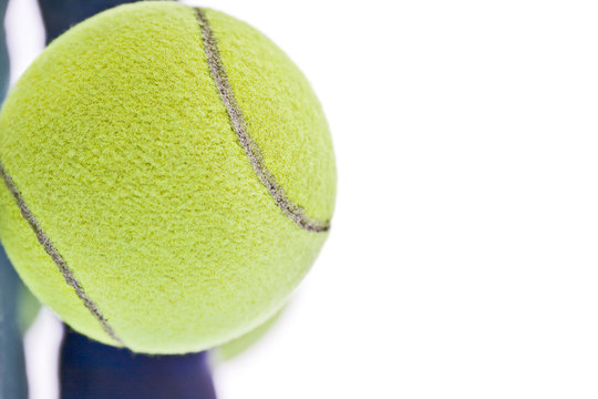 tennis ball closeup