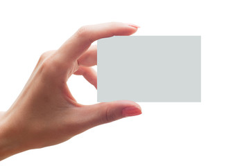 Obraz premium empty business card