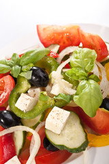 greek salad serving