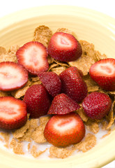 breakfast cereal strawberries