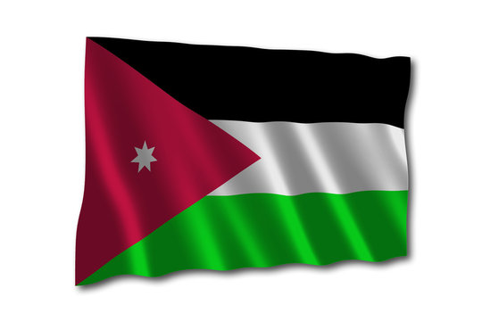 jordanien flagge