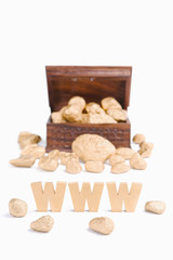 WWW bring wealth concept