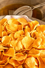 Thai style prawn crisp snack