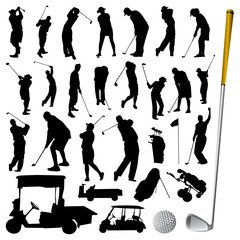 collection of golf vector