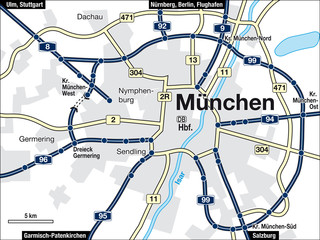Stadtplan München
