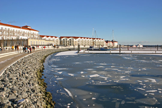 Boltenhagener Hafen im Winter