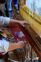 Loom and hands