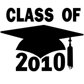 Class of 2010 College High School Graduation Cap