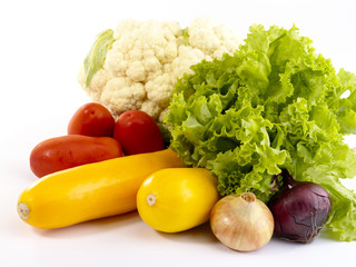 Fresh tasty vegetables still-life. Is not isolated image