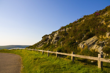 Fototapeta na wymiar view of a landscape in brittany