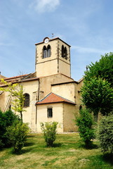 Fototapeta na wymiar Eglise romane de Saint André-le-Coq