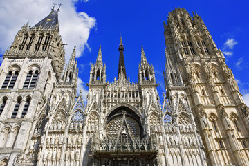 france,normandie,rouen : cathédrâle