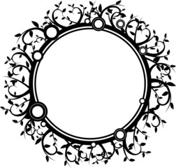 Green round frame.svg